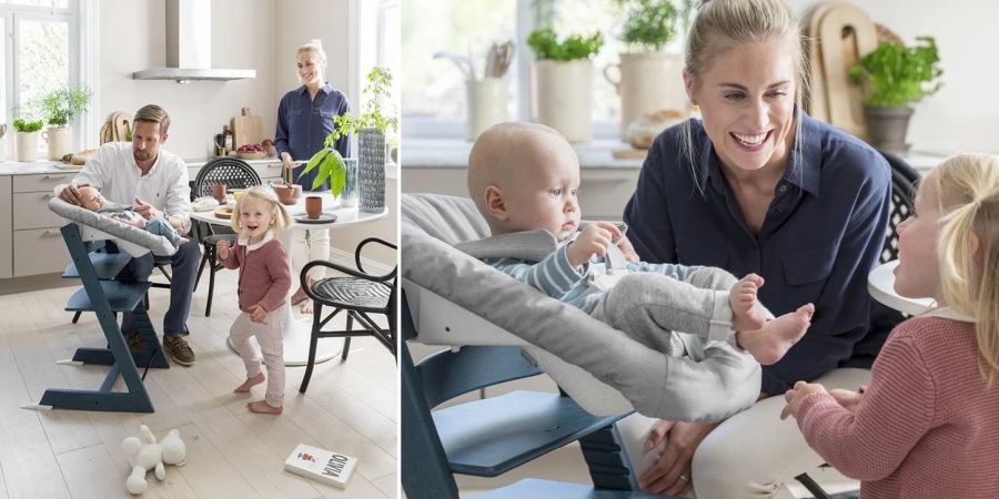 Stokke Tripp Trapp z zestawem niemowlęcym Newborn Set