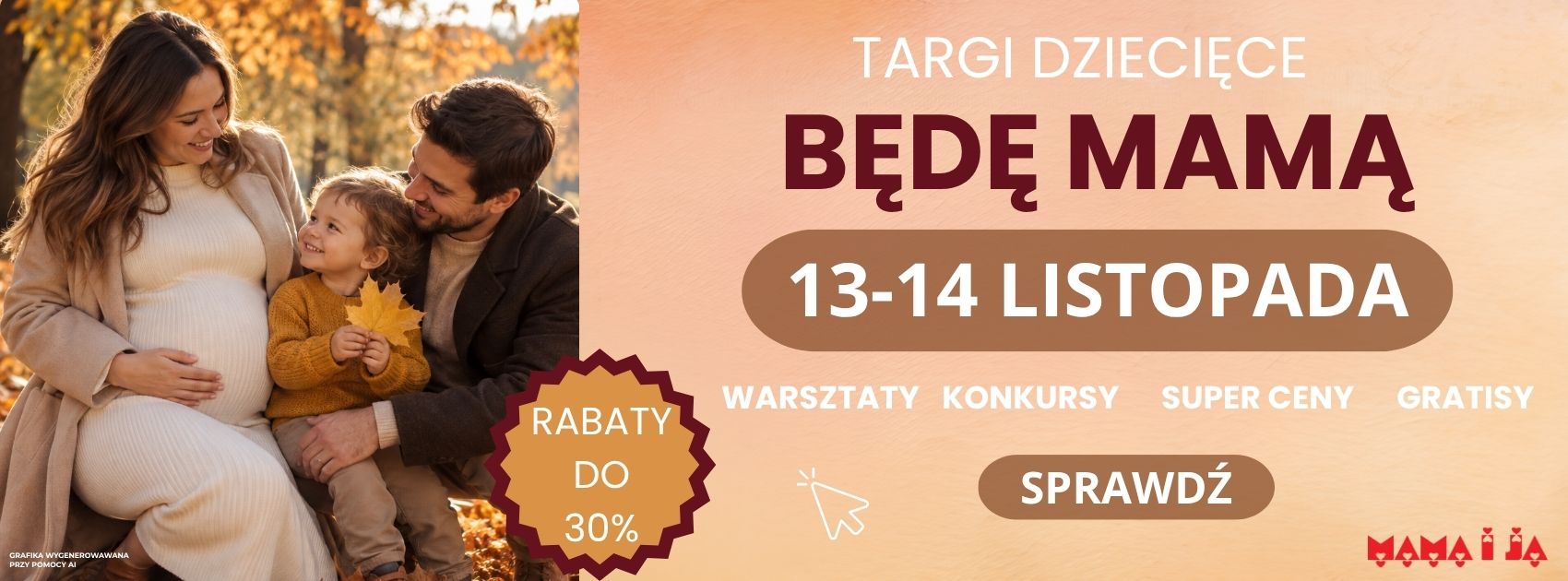 Targi Będę Mamą  w Mama i Ja listopad 2026