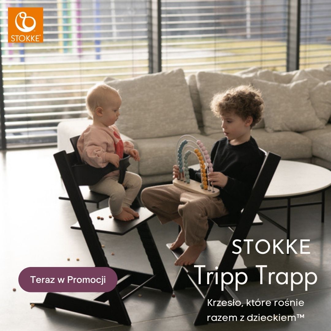 Stokke promocja tripp trapp w sklepach Mama i Ja baner mobile