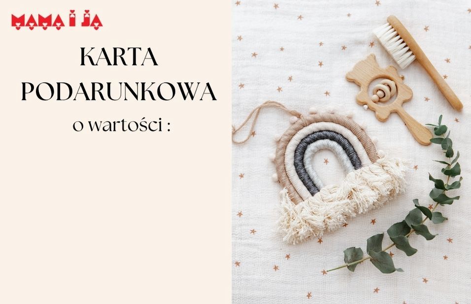 Bon podarunkowy Mama i Ja – szablon vouchera
