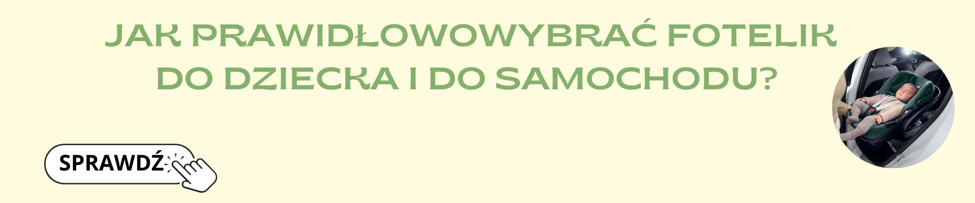 jak dobrać fotelik
