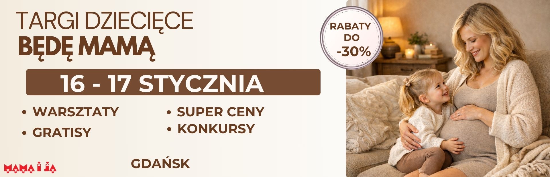 Targi Będę Mamą — Gdańsk, styczeń 2026
