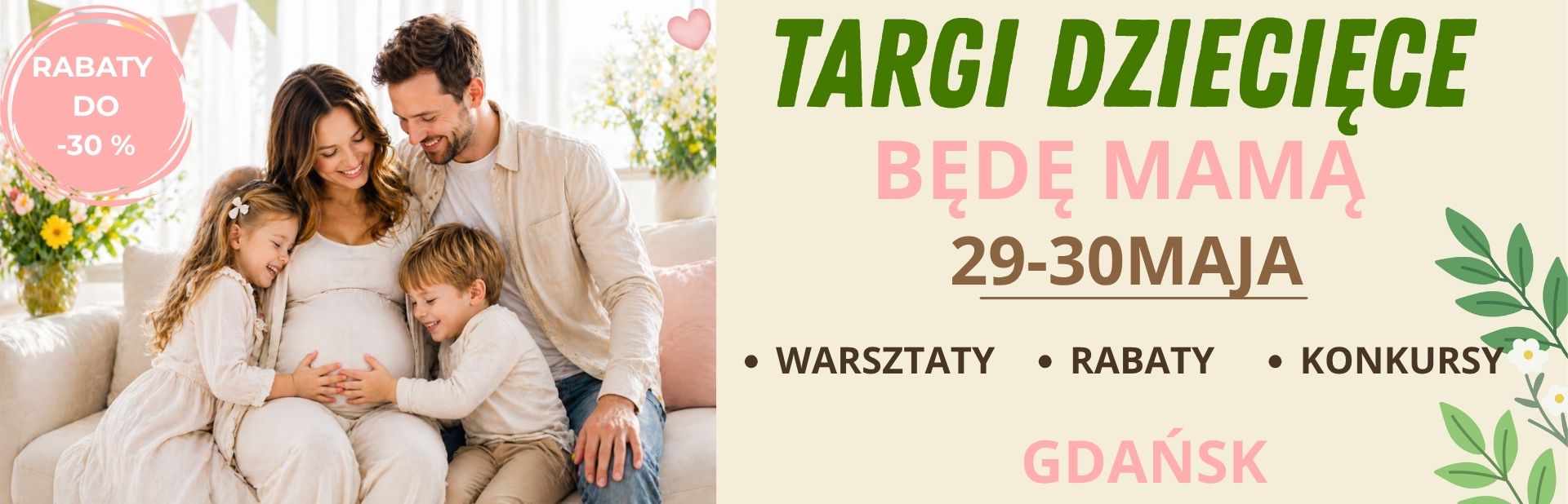 Targi Będę Mamą — Gdańsk, maj 2026