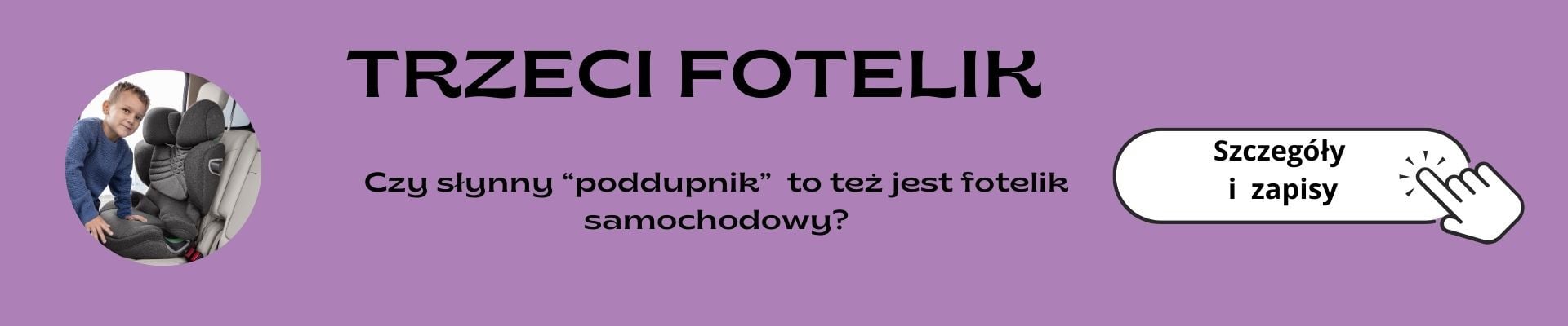 szkolenie foteli 3 lata +