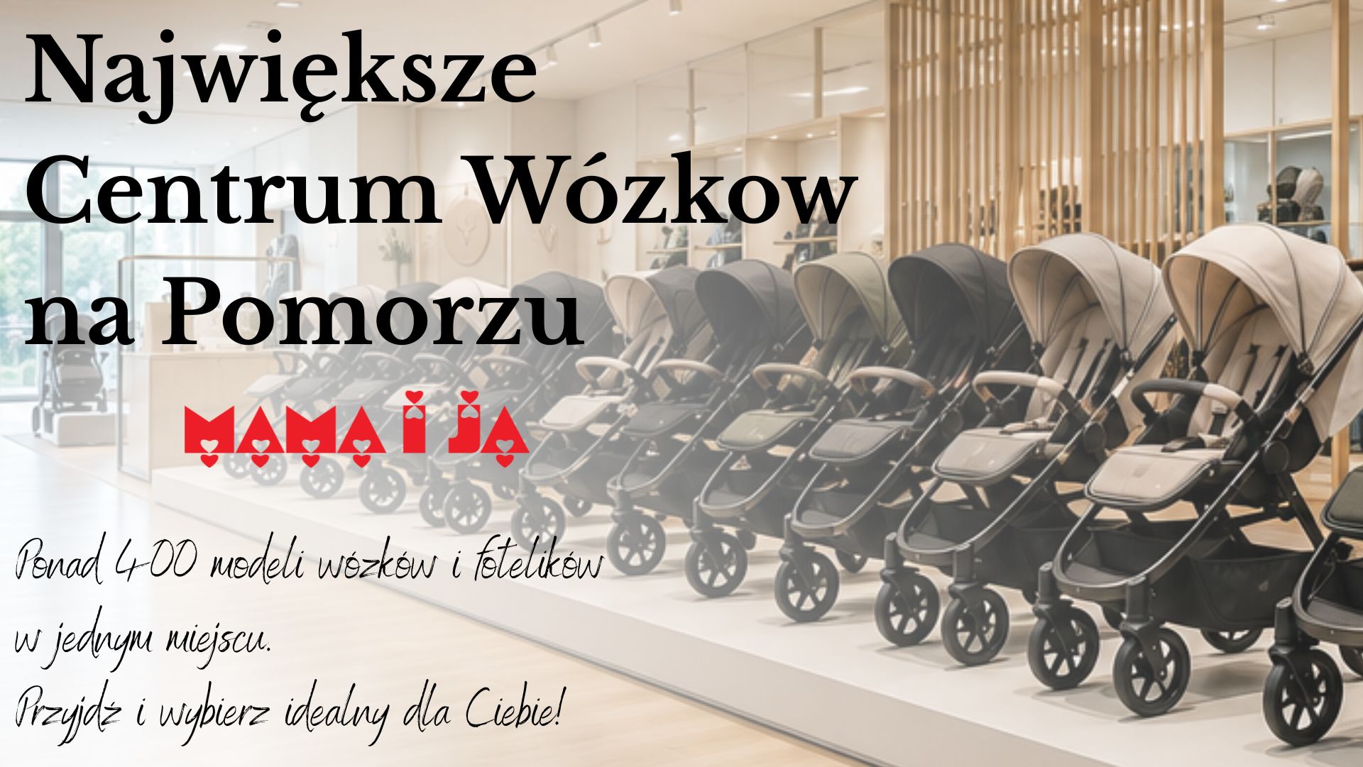 Największe centrum wózków na Pomorzu w sklepie Mama i Ja Gdańsk
