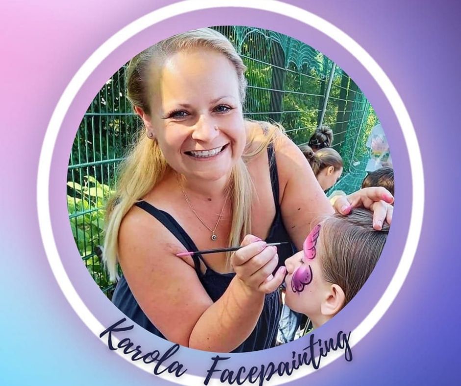 Malowanie twarzy podczas targów dziecięcych Mama i Ja Gdańsk