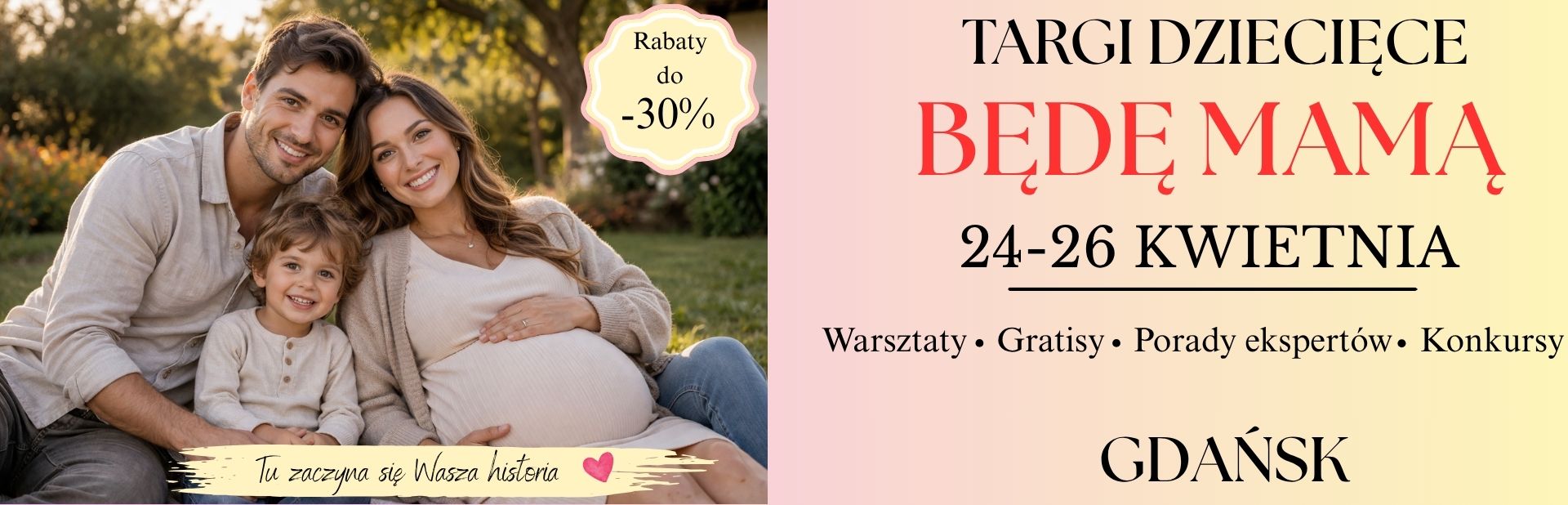 Targi Będę Mamą — Gdańsk, kwiecień 2026