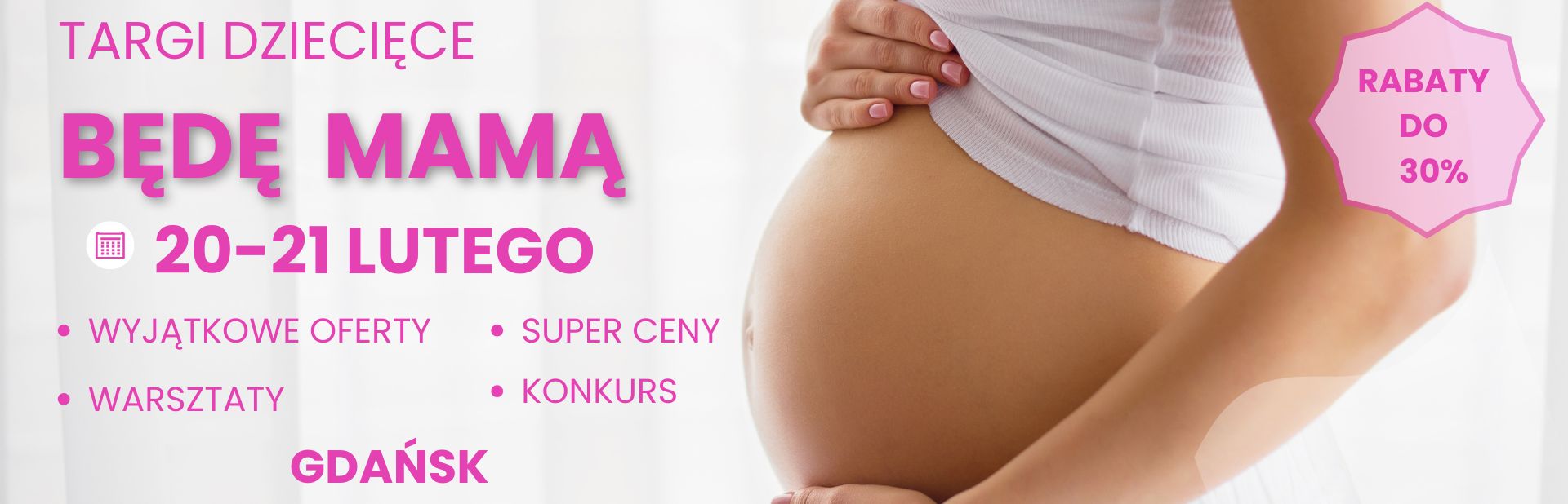 Targi Będę Mamą — Gdańsk, styczeń–luty 2026