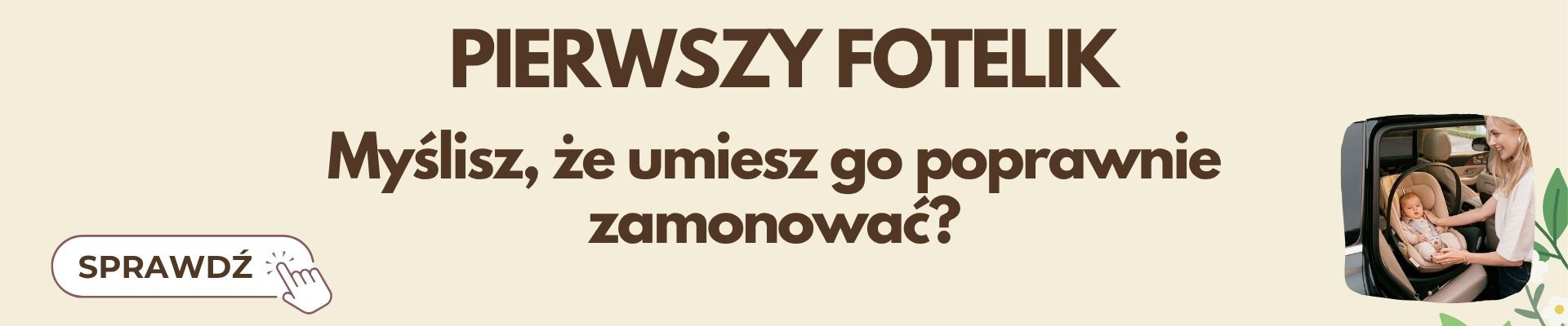 pierwszy fotelik wykład