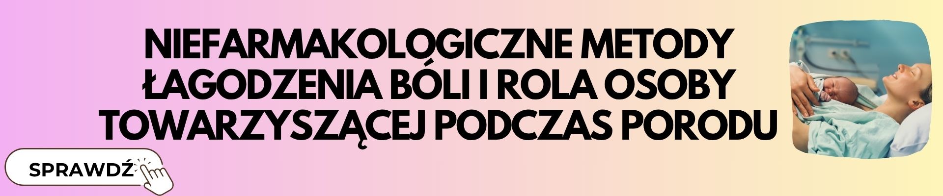 niefarmakologiczne metody łagodzenia bólu