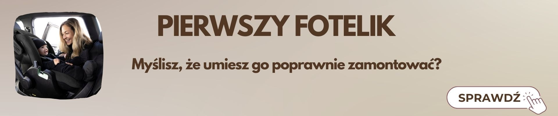 Pierwszy fotelik montaż warsztaty Gdynia