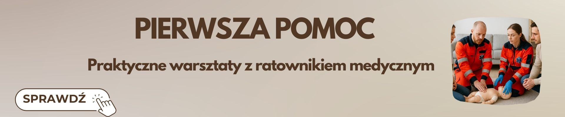 Pierwsza pomoc dla niemowląt warsztaty Gdynia