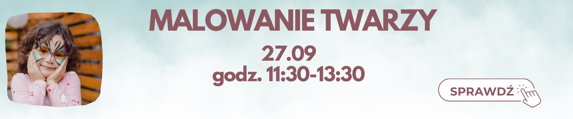 Malowanie twarzy — zapisy Evenea