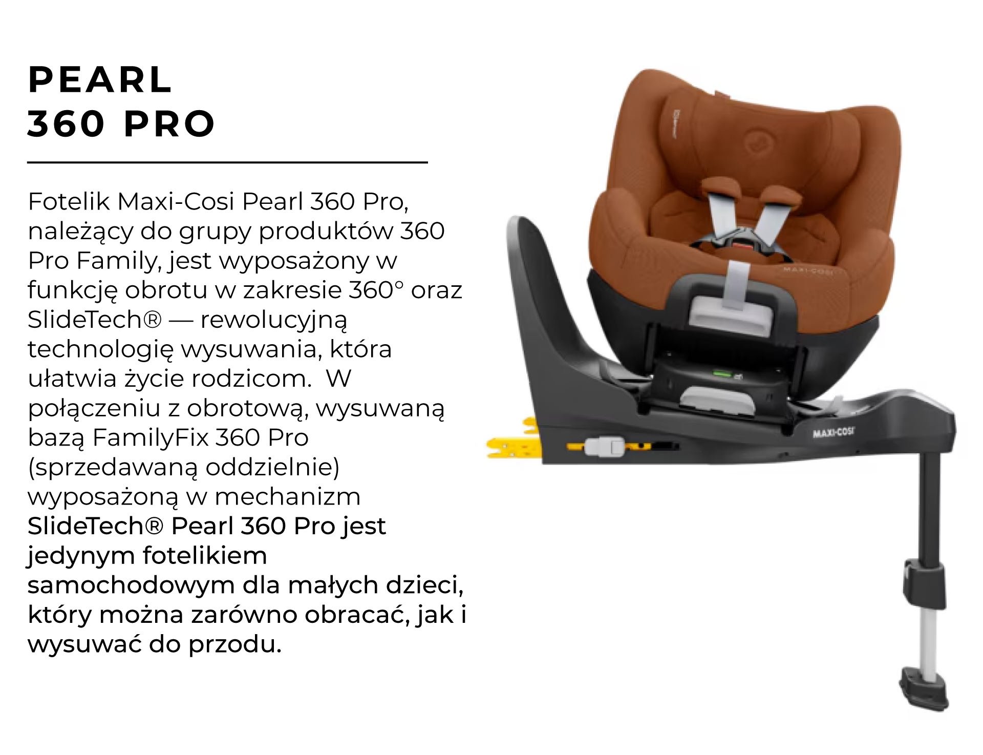 maxi cosi fotelik pearl 360 pro