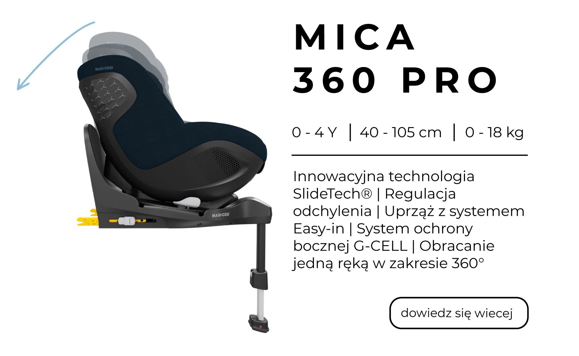 maxi cosi fotelik mika 360 pro