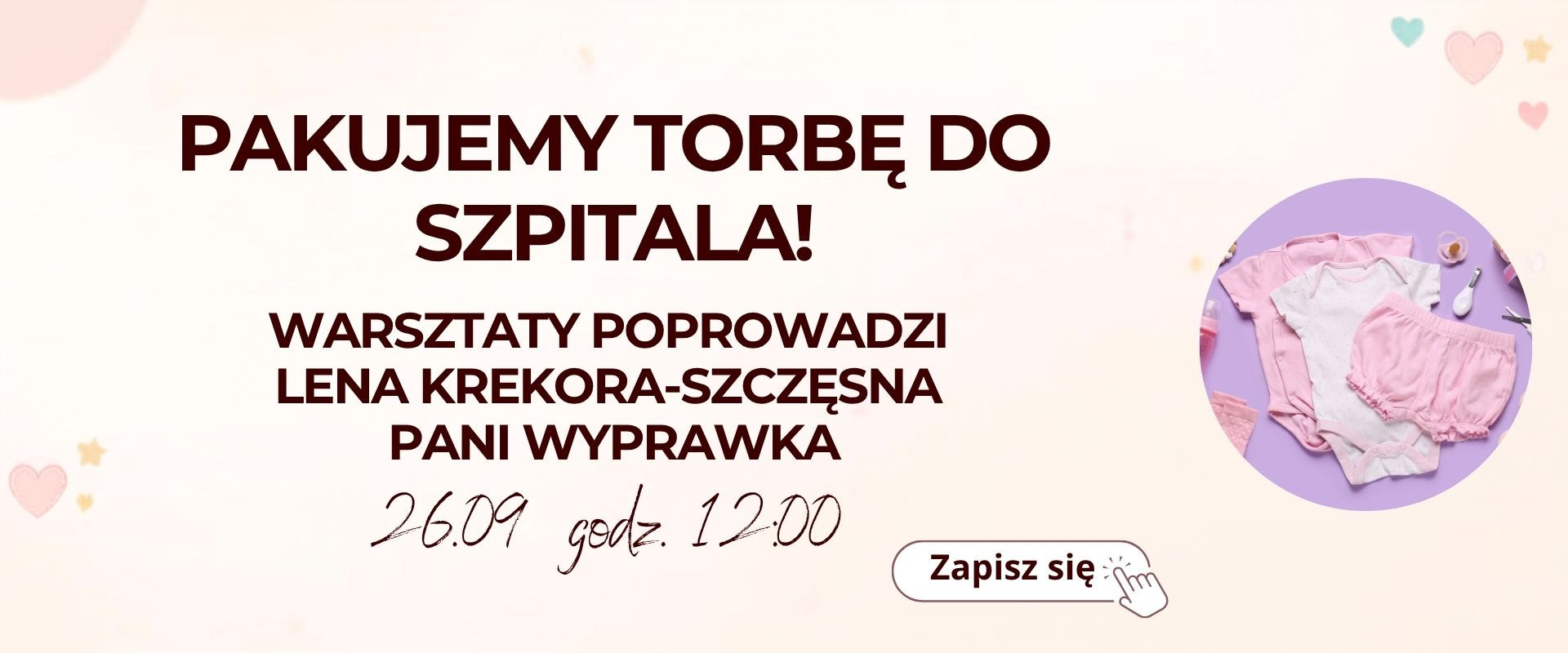 warsztaty pakujemy torbę do szpitala