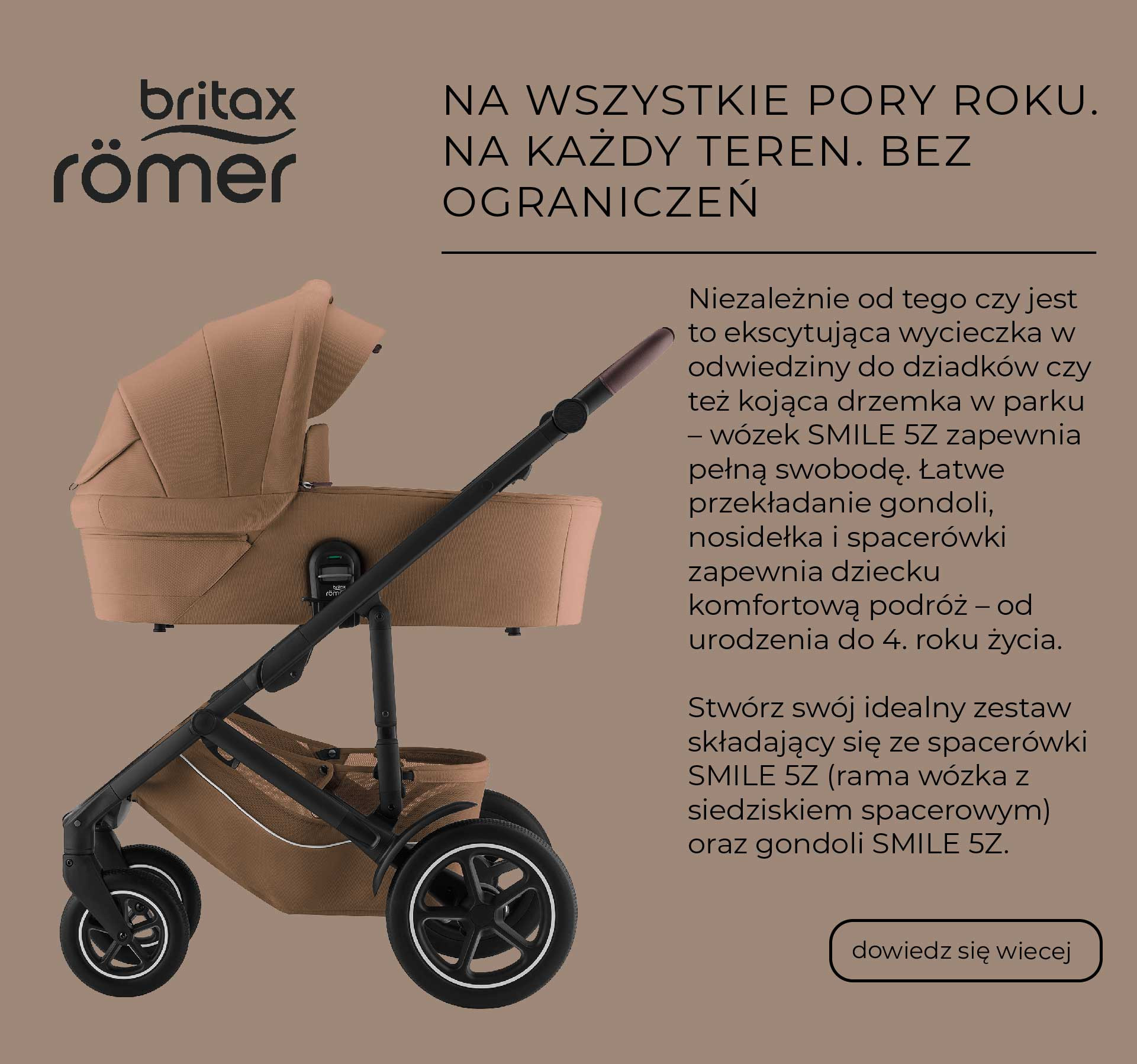 wózek romer rośnie wraz z dzieckiem