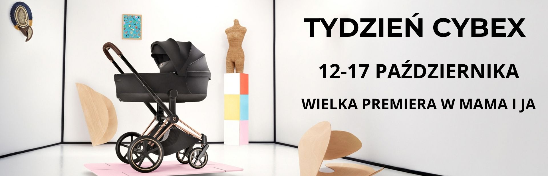Tydzień z marką Cybex w Mama i Ja od 12 do 17 października 2026