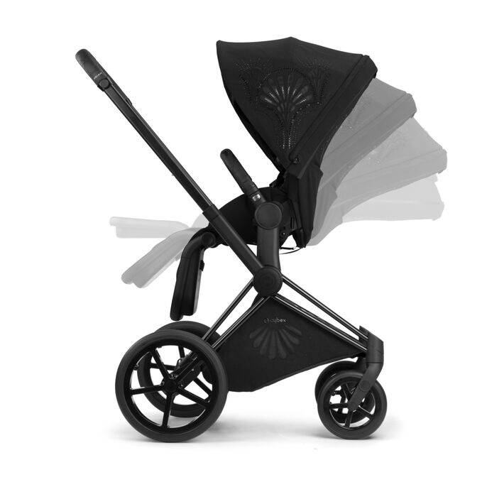 Cybex Priam La Parisienne – detal rączki i ramy