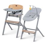 Kinderkraft Livy - krzesełko do karmienia z leżaczkiem Calmee 4w1