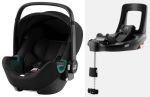 Britax Romer, Baby-Safe iSense - fotelik samochodowy z bazą Flex Base iSense od urodzenia do 15 miesiąca życia, od 40 do 83 cm wzrostu