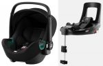 Britax Romer, Baby-Safe 3 i-Size - fotelik samochodowy z bazą Flex Base iSense od urodzenia do 15 miesiąca życia, od 40 do 83 cm wzrostu