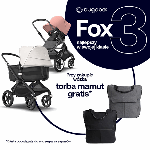 Bugaboo Fox 3 - wózek głęboko-spacerowy z torbą Mamut gratis