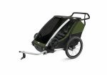 Thule, Chariot Cab 2 - Przyczepka rowerowa dla dziecka, podwójna wózek w mamaija
