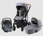 Britax Romer, Smile 3 Komfort iSense - wózek głęboko - spacerowy z fotelikiem Baby-Safe iSense 3w1