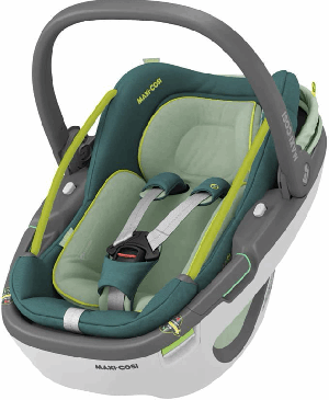Maxi Cosi Coral 360 - modułowy fotelik samochodowy od urodzenia do około 12 miesiąca życia od 40 do 75cm -Neon Green