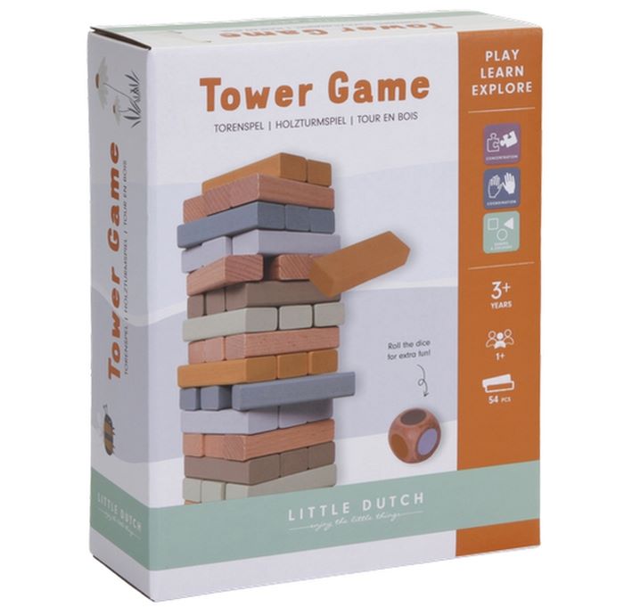Little&#x20;Dutch&#x20;Gra&#x20;drewniana&#x20;Jenga&#x20;-&#x20;4757&#x20;w&#x20;mamaija&#x20;opakowanie