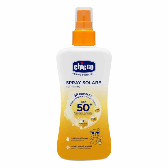 Chicco Mleczko w spray'u do opalania SPF 50+ 150ml  w mamaija