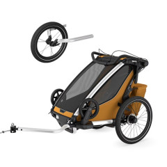 Thule Chariot Sport wersja 2 single - przyczepka rowerowa dla jednego dziecka + zestaw do joggingu
