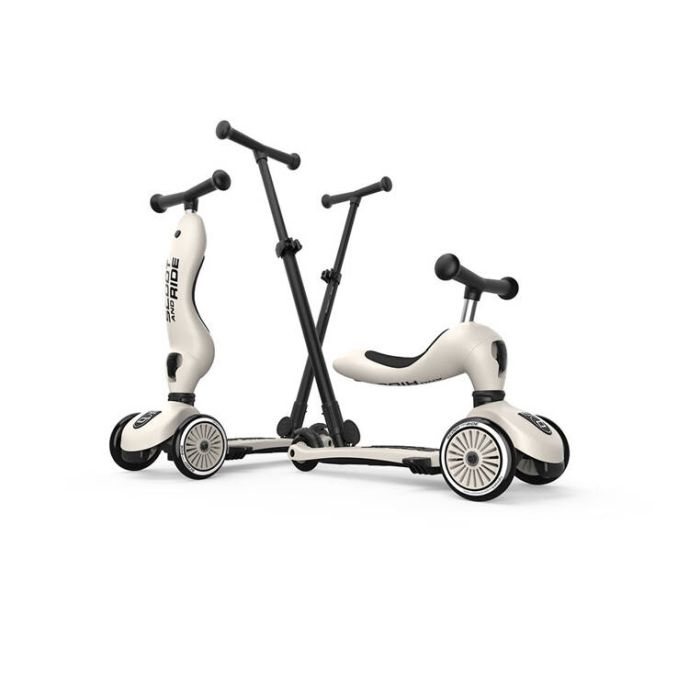 ScootandRide Highwaykick1 Push and Go 2w1 - jeździk i hulajnoga z rączką do prowadzenia