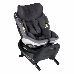 BeSafe iZi Turn i-Size - fotelik obrotowy od 61cm do 105cm, od 6 m-cy do 4 lat, do 18 kg-02 - Metaliczny Melange