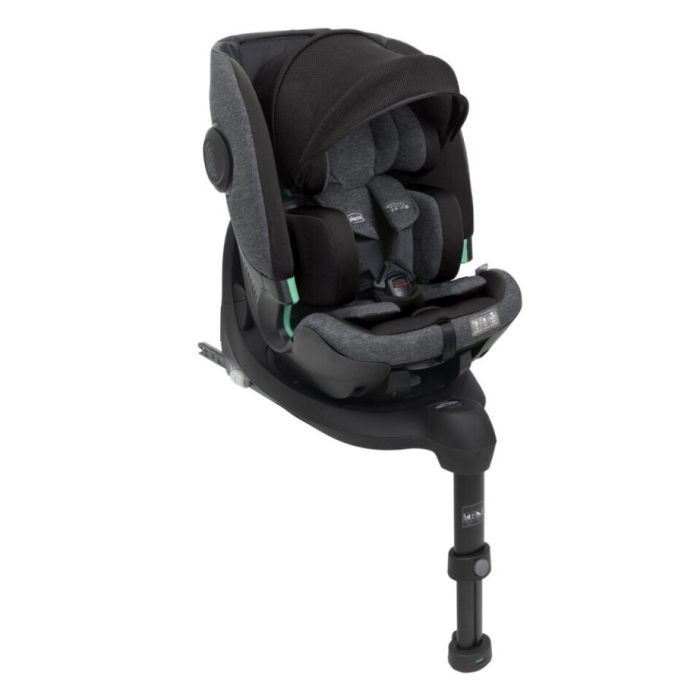 Bibiy ブラック Chicco Bi-Seat Air z obrotową bazą Full 360 i-Size | Mama i Ja