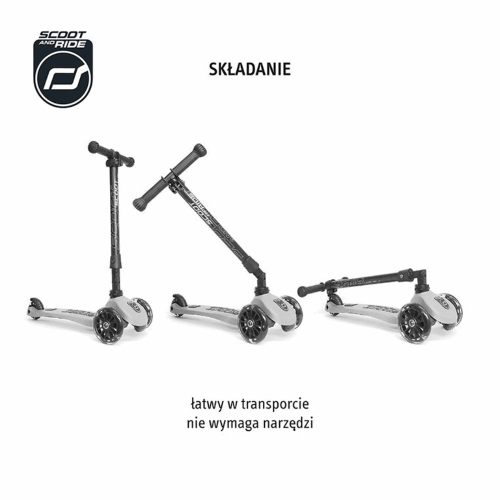 ScootandRide, Highwaykick 3 Led - hulajnoga z ledowymi