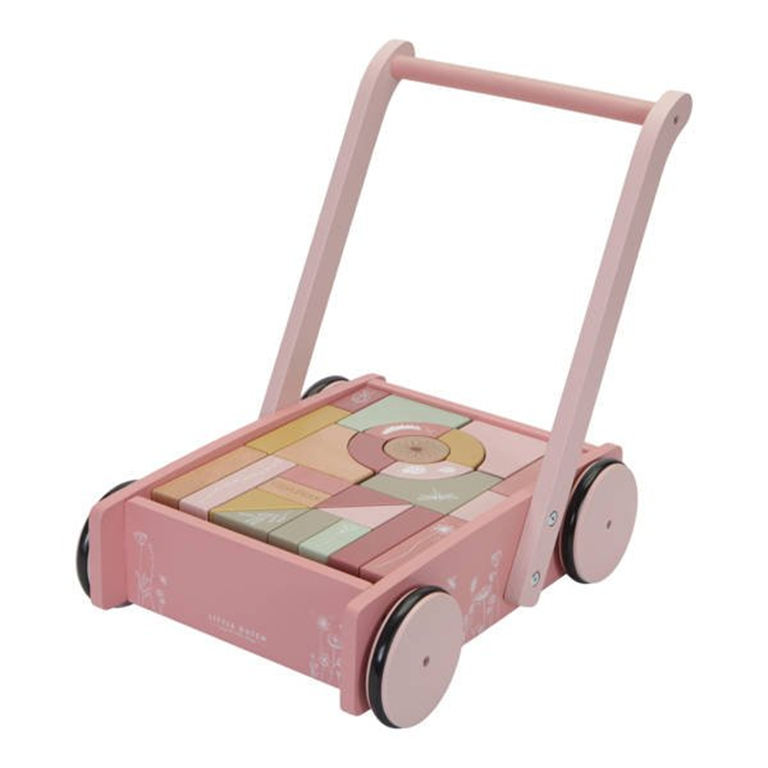 Little Dutch Swimsuit z rękawami Ocean Dreams Pink - 62/68