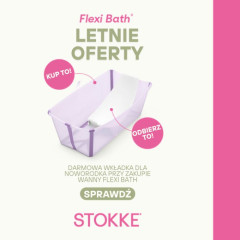 Stokke Flexi Bath - składana wanienka kąpielowa z wkładką gratis