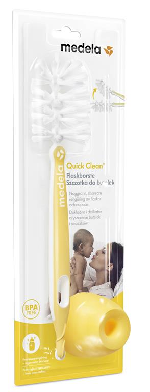 Medela&#x20;Quick&#x20;Clean&#x20;-&#x20;Szczotka&#x20;do&#x20;czyszczenia&#x20;butelek&#x20;opakowanie