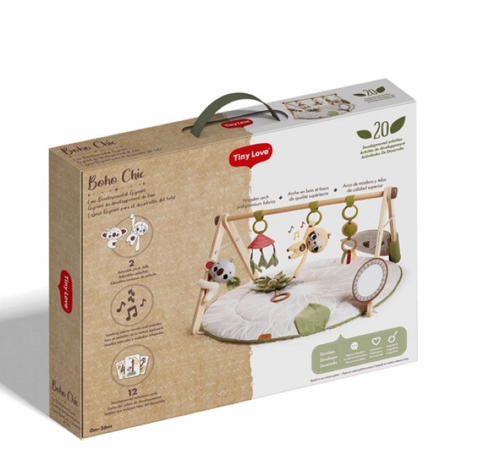 Tiny Love Gimnastyka dla bobasa z drewnianym stojakiem - Boho Chic - 12068068