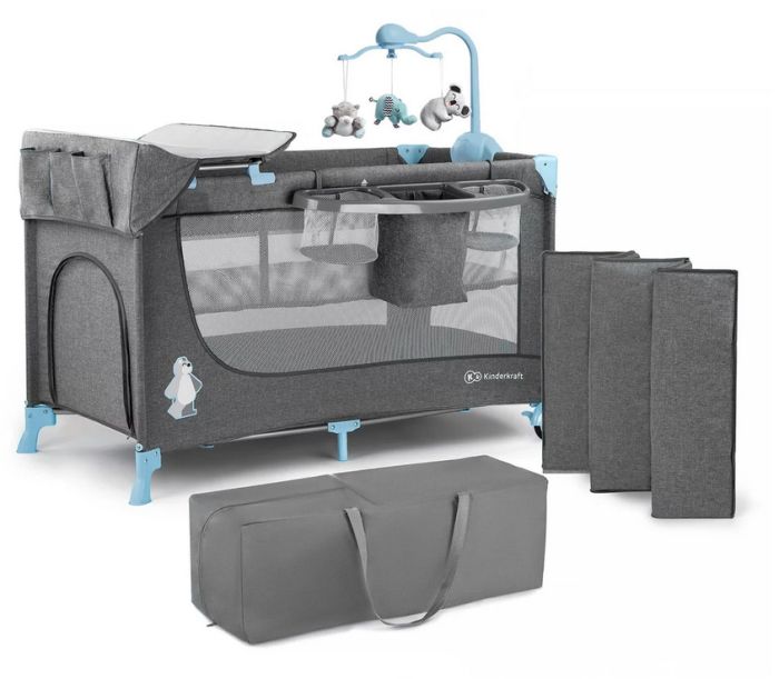 Kinderkraft&#x20;Joy&#x20;-&#x20;&#x0142;&#xF3;&#x017C;eczko&#x20;turystyczne&#x20;z&#x20;akcesoriami&#x20;w&#x20;mamaija