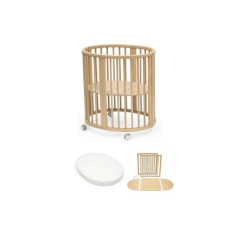 Stokke Sleepi Mini V3 - owalne łóżeczko dziecięce z materacem + rozszerzenie Sleepi gratis!!!