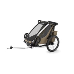 Thule Chariot Cross 2 single - przyczepka rowerowa do jednego dziecka-Faded Khaki
