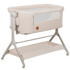 Lionelo Leonie Plus - łóżeczko dostawne 3 w 1 -Beige Sand (Outlet)