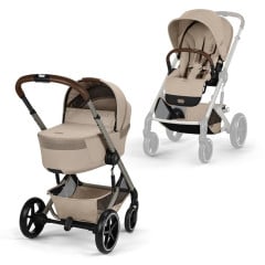 Cybex Balios S Lux 2026 - wózek głęboko-spacerowy 2w1 ze składaną gondolą