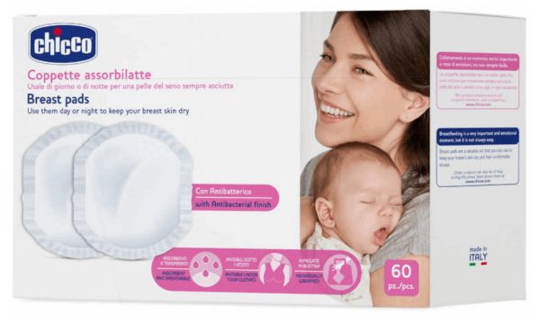 Chicco Wkładki laktacyjne antybakteryjne- 60szt w mamaija