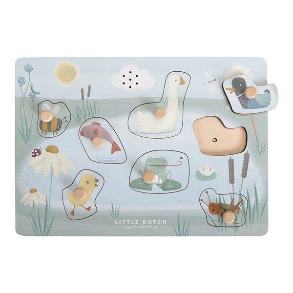 Little Dutch Puzzle dzwiękowe Little Goose - 47639 | Mama i Ja