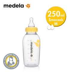 Medela - Butelka 250 ml ze smoczkiem silikonowym rozmiar M