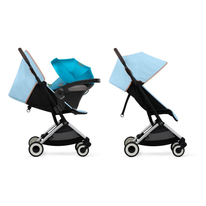 gazelle s stroller by cybex Bundle - Moon Black Price_4~$900+ the Gazelle S offers EMAL ECOLOGICAL HANDMADE FISHING Canopy Color:Grey